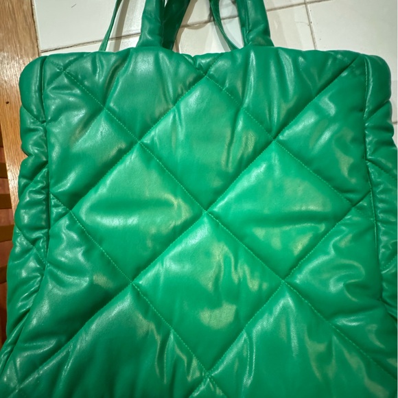 STAND STUDIO "Assante Diamond" quilted faux leather tote LARGE - Picture 4 of 10